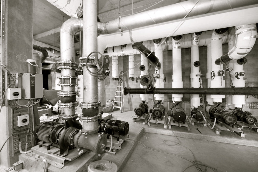 Commercial refrigeration plant